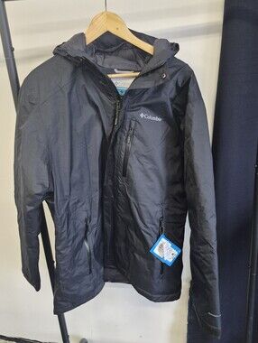 Columbia Mens Oak Harbor Insulated Black Jacket